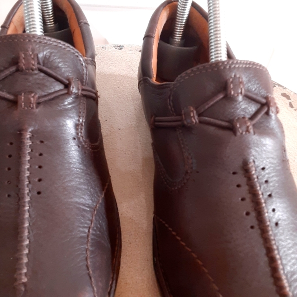 Clark's, Un Structured, Brown Round Toe, Buckle A… - image 6